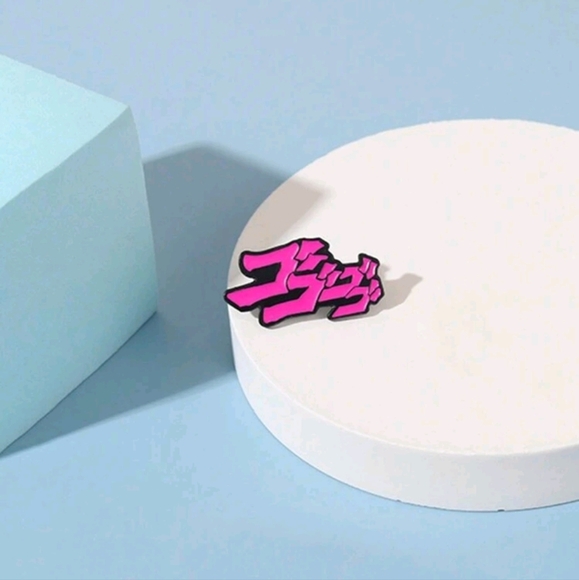 Jojo joestar anime manga pink Dio funny enamel pin jewelry mens women's decor - Picture 2 of 7